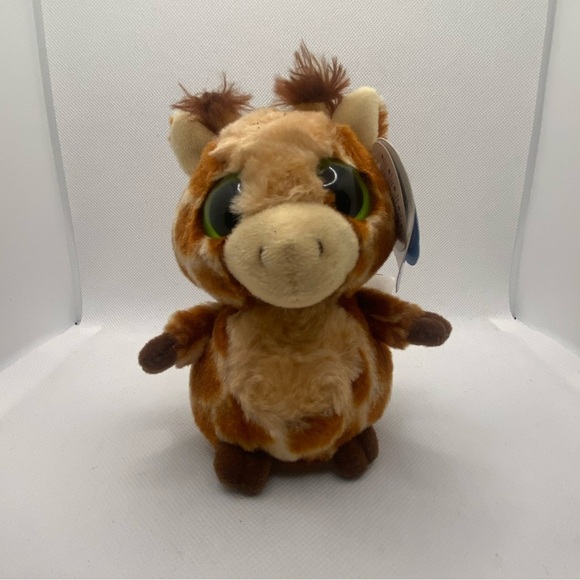 Adorable Brown Stuffed Giraffe Toy - Picture 1 of 4